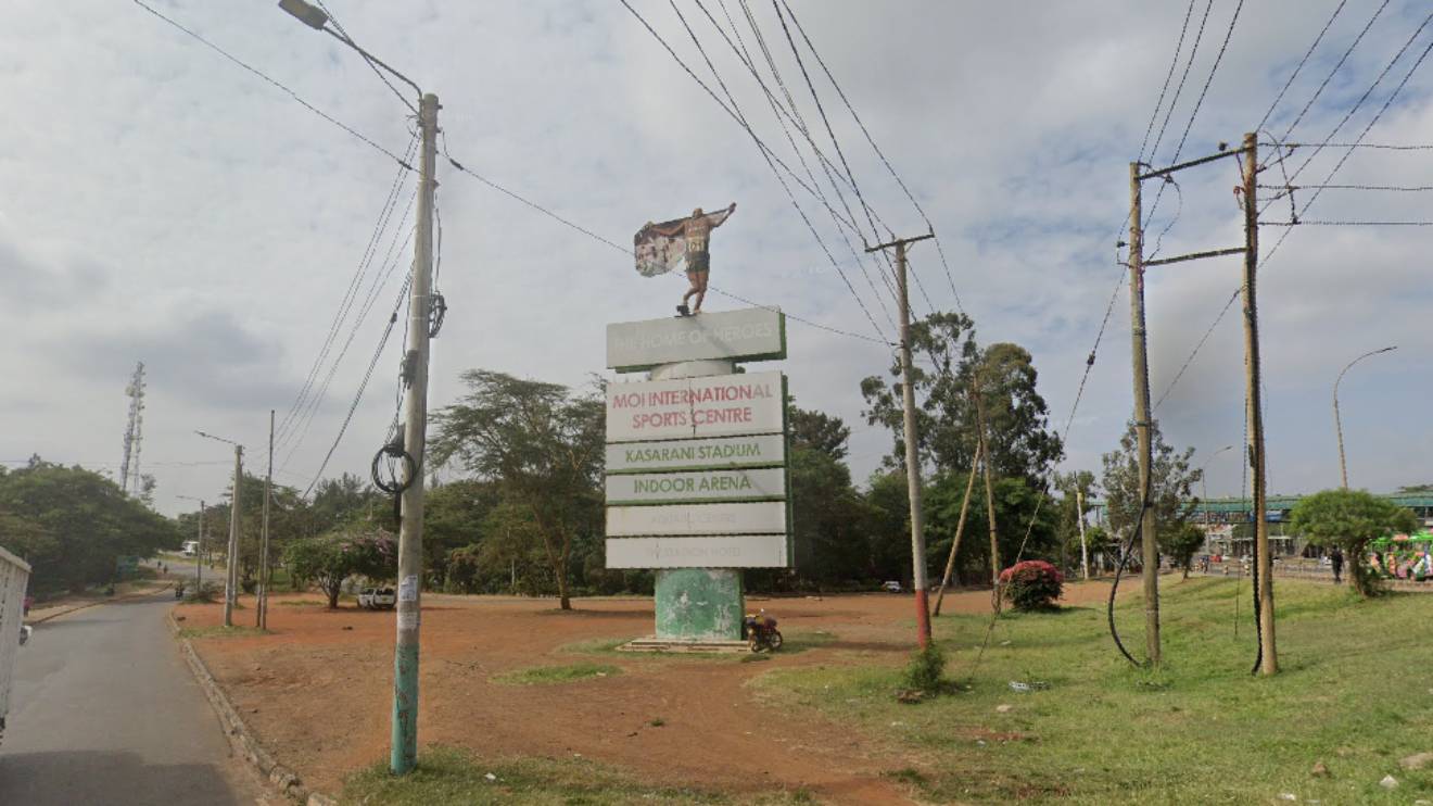Road to Moi International Sports Centre. PHOTO/COURTESY